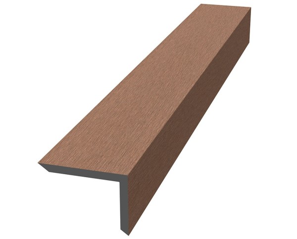 Уголок ДПК для террасной доски NauticPrime, 60x40x2900мм Кедр купить в Нарткале