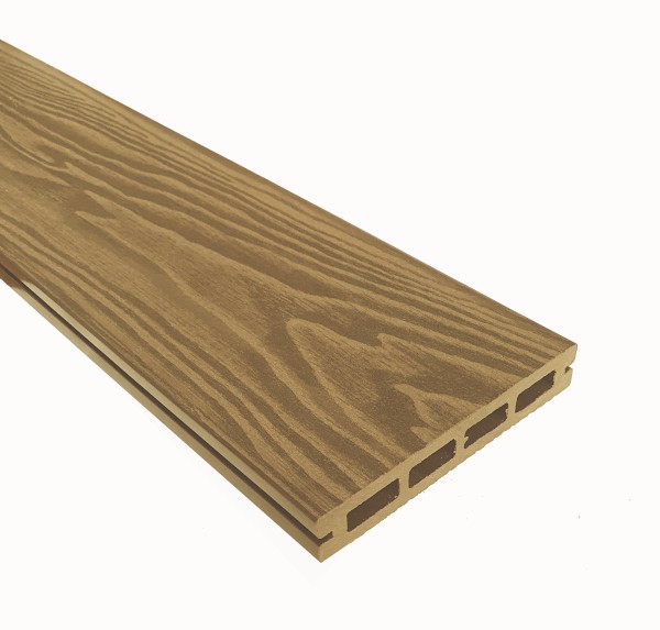Террасная доска из ДПК Terrapol Смарт 3D Пустотелая с пазом Дуб Севилья купить в Нарткале