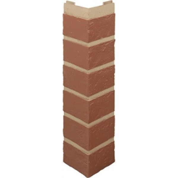 Наружный угол кирпич (красный), 0,47 х 0,1м купить в Нарткале