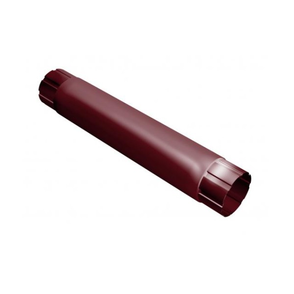 Водосток Grand Line 125x90 –Труба соединительная 1 метр RAL 3005 купить в Нарткале