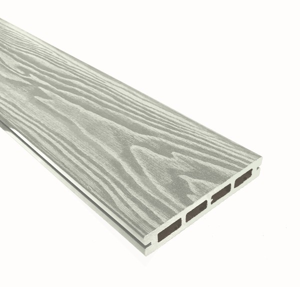 Террасная доска из ДПК Terrapol Смарт 3D Пустотелая с пазом Дуб беленый купить в Нарткале