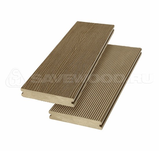 Террасная доска SW Abies (R) - радиальный распил Тик купить в Нарткале