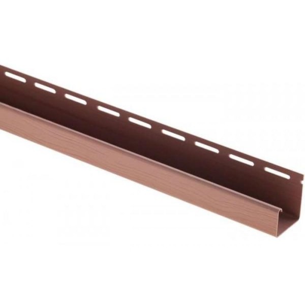 J-профиль Люкс Крашенный, T-15, ВН, Красно-коричневый купить в Нарткале