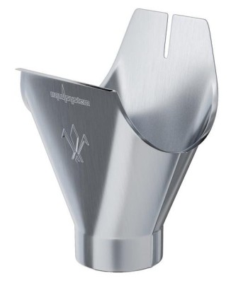 Водосток Aquasistem, Система 150/100 - Воронка желоба оцинковка