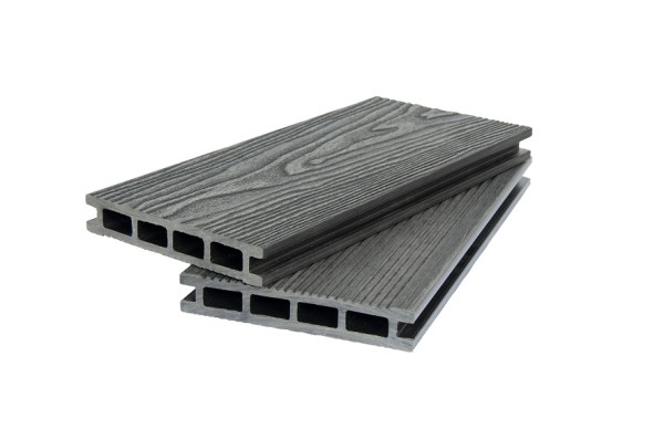 Террасная доска ДПК POLIVAN GROUP 3D+вельвет пустотелая двухсторонняя DENPASAR чёрный купить в Нарткале