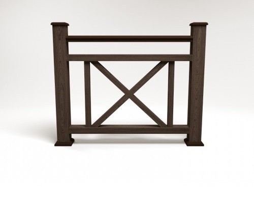 Ограждение из ДПК FG2 венге купить в Нарткале