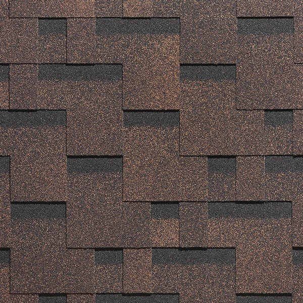 Гибкая черепица Docke, коллекция Тетрис – Коричневый купить в Нарткале