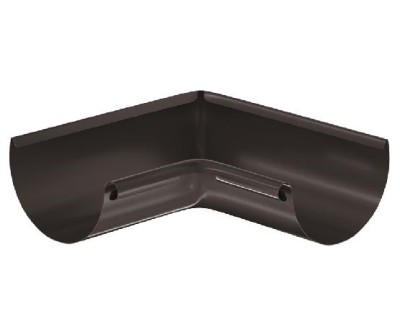 Водосток Aquasistem, система 125x90 - Угол желоба, внутренний 90° RR 32 Тёмно Коричневый