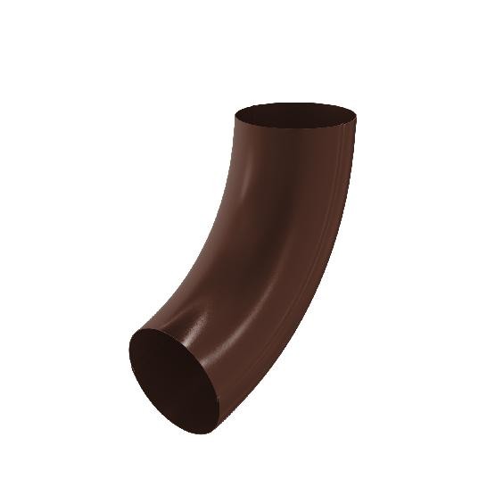 Водосток Aquasistem, система 125x90 - Колено трубы RAL 8017 Коричневый купить в Нарткале