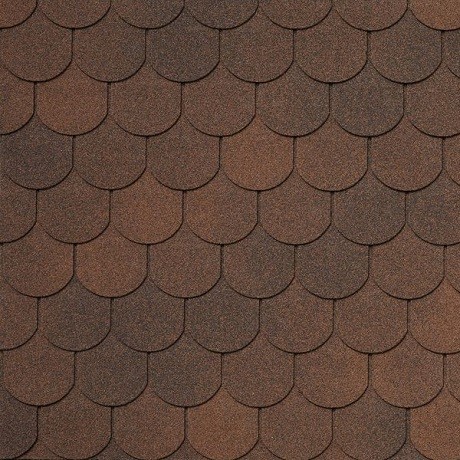 Гибкая черепица Tegola ASSISI marrone 434 купить в Нарткале