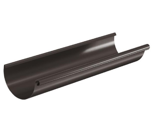 Водосток Aquasistem, система 150/100 - Водосточный желоб 3.00м RR 32 Тёмно-Коричневый купить в Нарткале