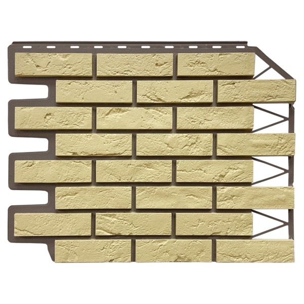 Фасадная панель FineBer, Кирпич Баварский, Песочный купить в Нарткале