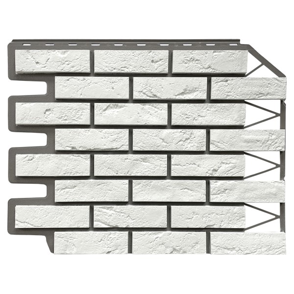 Фасадная панель FineBer, Кирпич Баварский, Белый купить в Нарткале