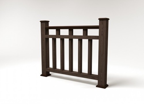 Ограждение из ДПК FG1 венге купить в Нарткале