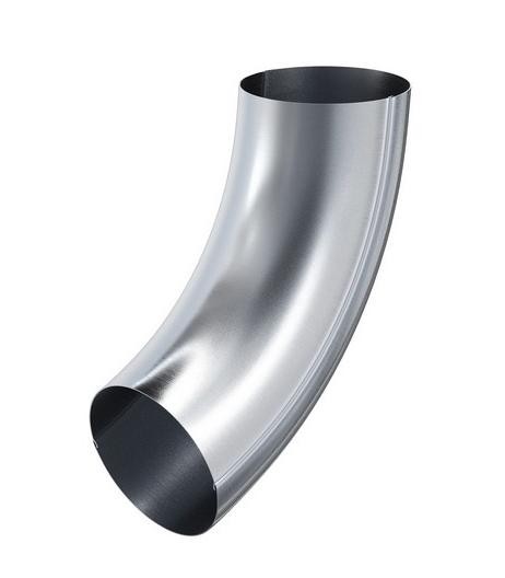 Водосток Aquasistem, Система 150/100 - Колено трубы оцинковка купить в Нарткале