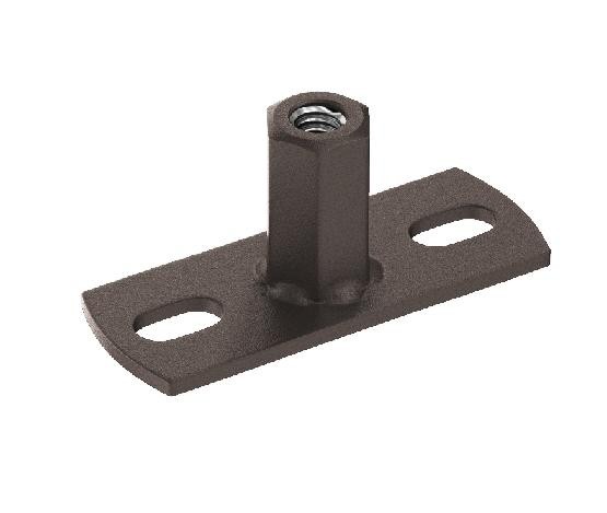 Водосток Aquasistem, Система 150/100 - Держатель для хомута под метиза RR 32 Тёмно-коричневый matt купить в Нарткале