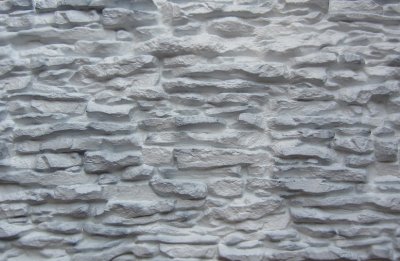 Фасадная панель Аэлит Пласт крупный Белый