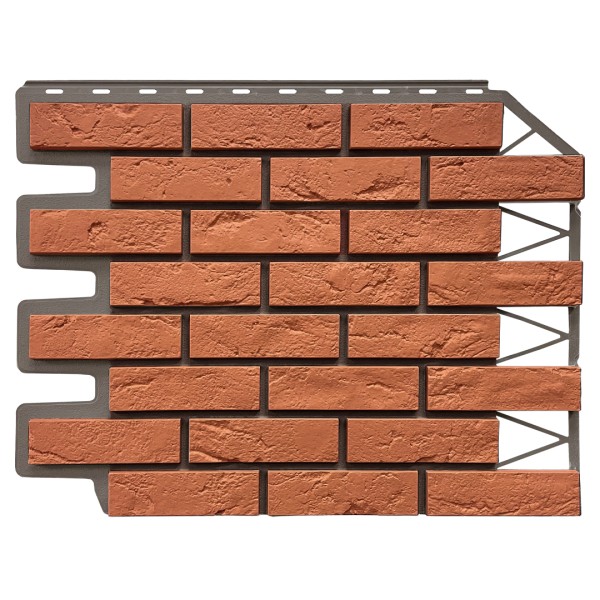 Фасадная панель FineBer, Кирпич Баварский, Терракотовый купить в Нарткале