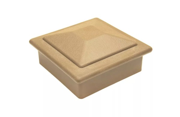 Крышка верхняя ПВХ для столба Deckart 125х125 Орех купить в Нарткале