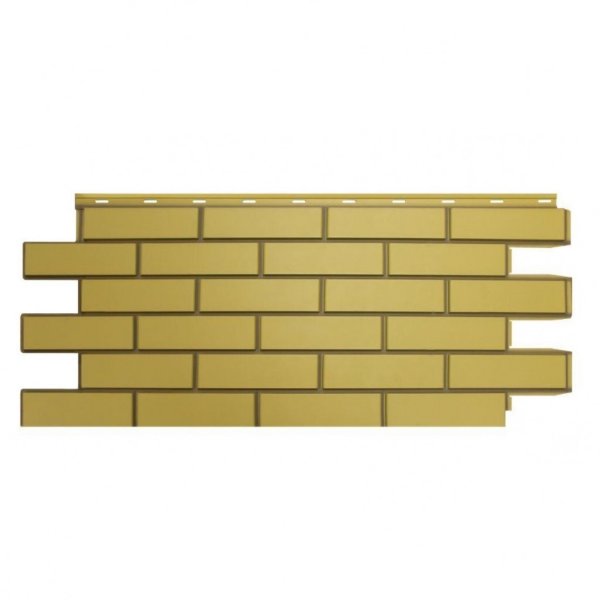 Фасадная панель Nordside, Гладкий Кирпич, Желтый купить в Нарткале