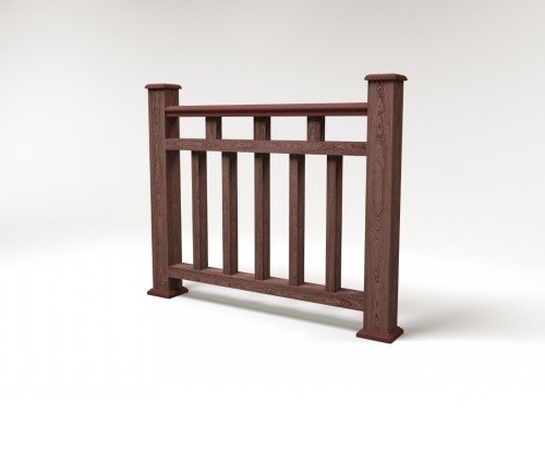 Ограждение из ДПК FG1 шоколад купить в Нарткале