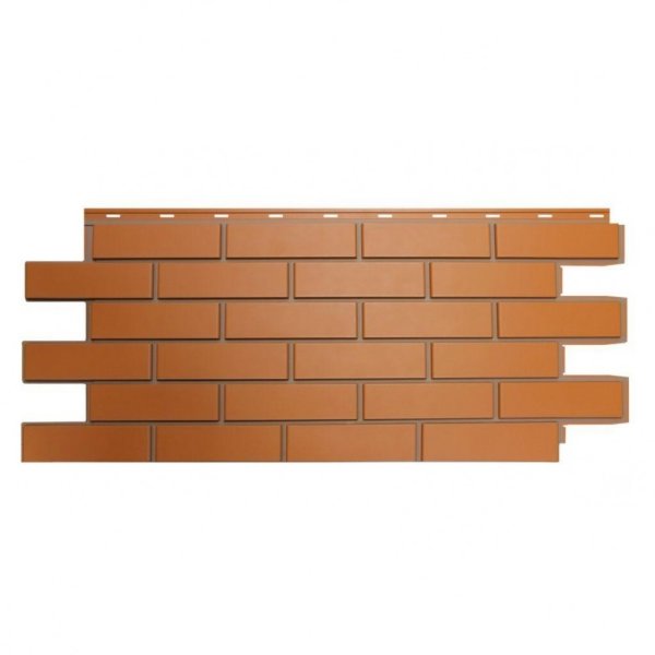 Фасадная панель Nordside, Гладкий Кирпич, Красный купить в Нарткале