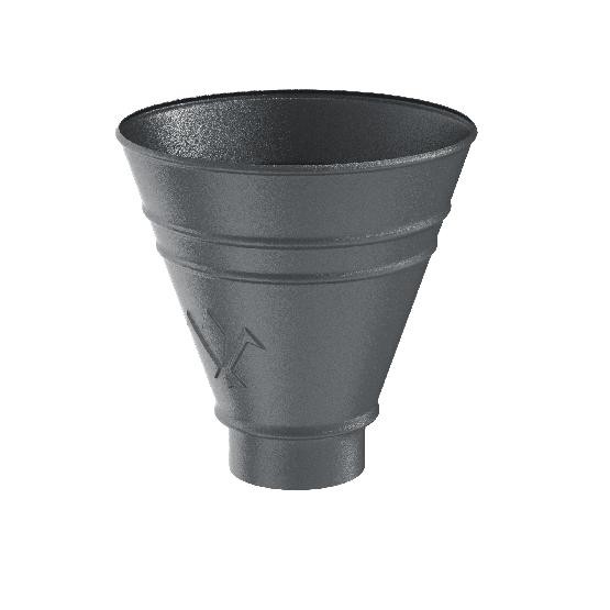 Водосток Aquasistem, Система 125/90 - Воронка водосборная круглая RR 23 Маренго matt купить в Нарткале