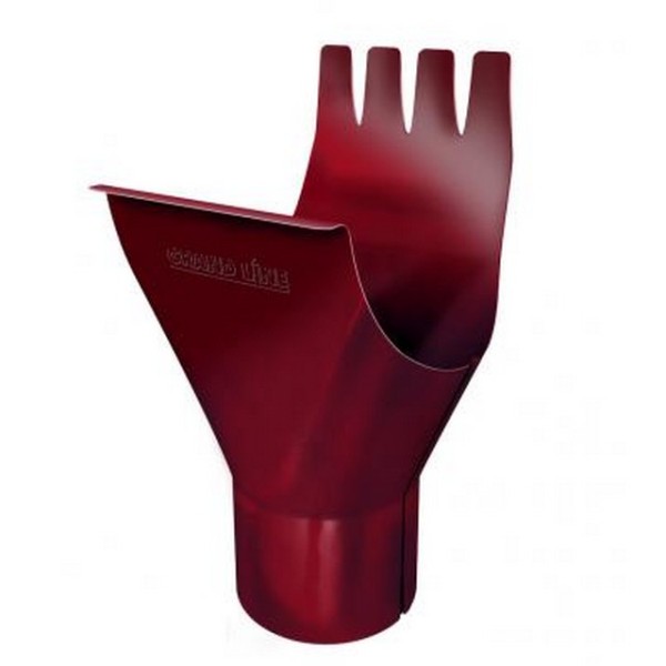 Водосток Grand Line 125x90 – Воронка желоба RAL 3005 купить в Нарткале