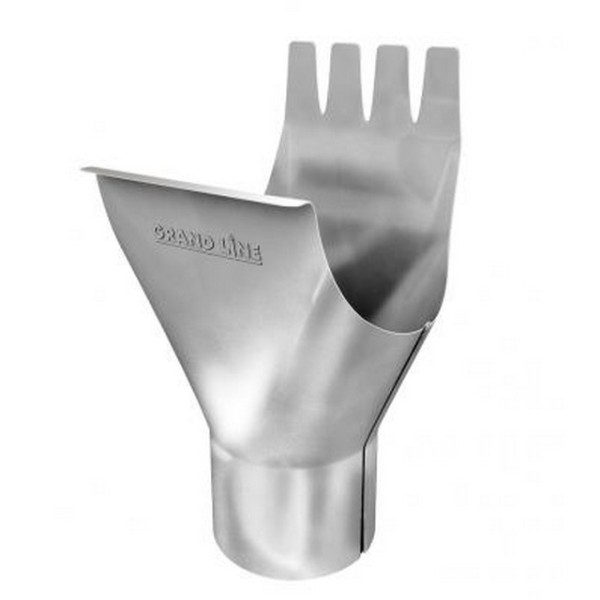 Водосток Grand Line 150x100 – Воронка желоба RAL 9003 купить в Нарткале