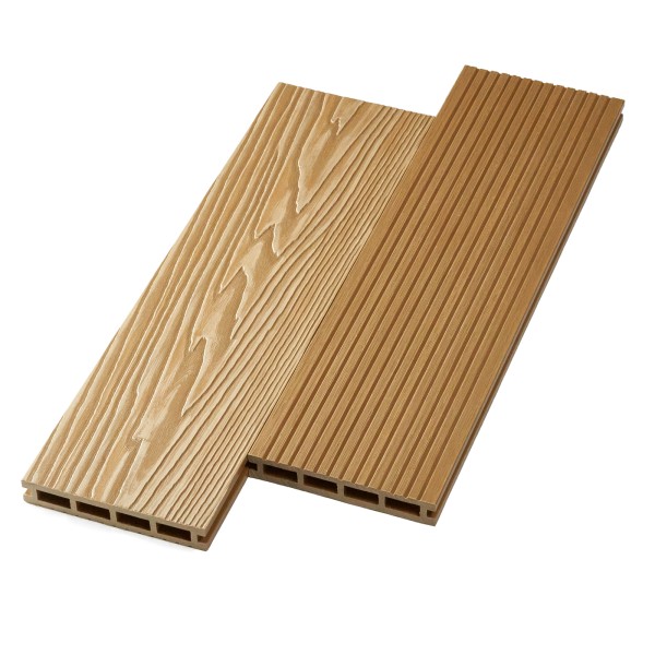 Террасная доска ДПК NanoWood двусторонняя New 3D тиснение + вельвет Орех купить в Нарткале