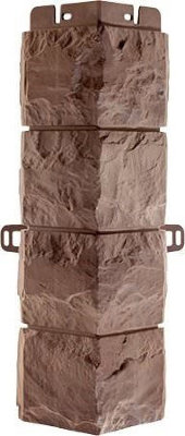 Фасадная панель Наружный угол фагот (каширский), 0,45 х 0,13м (н)