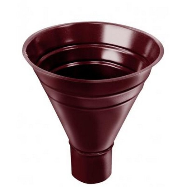 Водосток Grand Line 125x90 – Воронка водосборная RAL 3005 купить в Нарткале