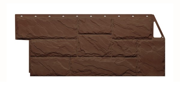 Фасайдинг Серия «Камень крупный» Коричневый купить в Нарткале