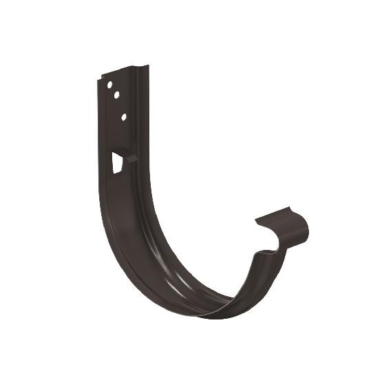 Водосток Aquasistem, система 150/100 - Крюк крепления желоба универсальный RR 32 Тёмно-Коричневый купить в Нарткале