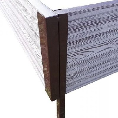 Угловой элемент металл, 90° для доски 150х25 мм Holzhof