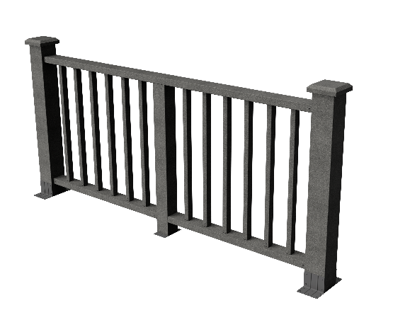 Ограждения декоративное ДПК GRINDERDECO Альма серый базальт купить в Нарткале