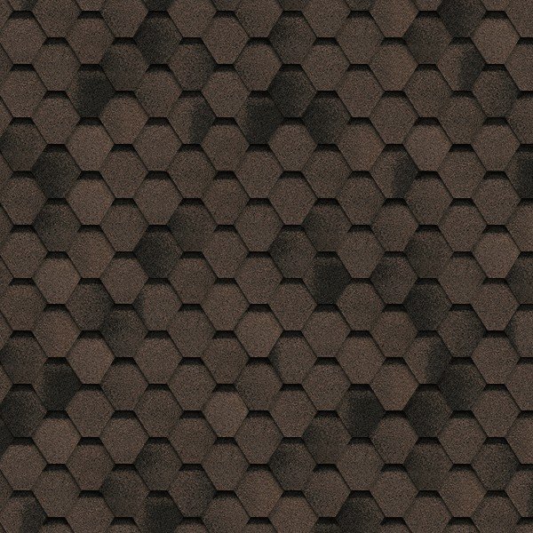 Гибкая черепица Shinglas, серия Финская,коллекция Соната – Коричневый купить в Нарткале