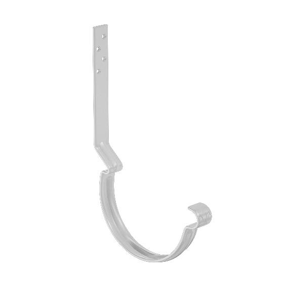 Водосток Aquasistem, система 150x100 - Крюк крепления желоба длинный RR 20 Мраморно-белый купить в Нарткале