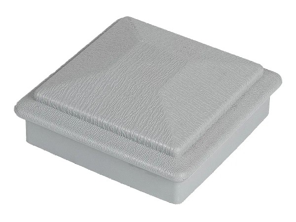 Крышка верхняя фигурная ПВХ для столба Deckart 100х100 Серый купить в Нарткале