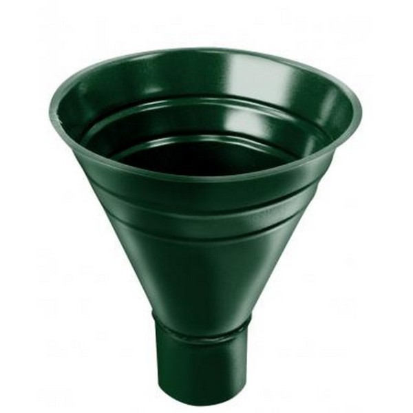 Водосток Grand Line 125x90 – Воронка водосборная RAL 6005 купить в Нарткале