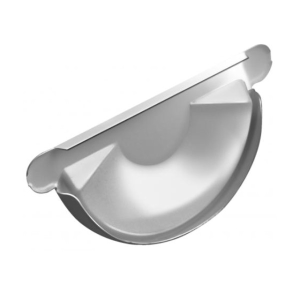 Водосток Grand Line 150x100 – Заглушка желоба RAL 9003 купить в Нарткале