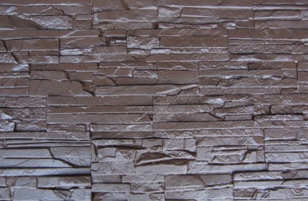 Фасадная панель Аэлит Пласт плоский Коричневый купить в Нарткале