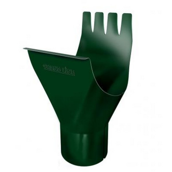 Водосток Grand Line 125x90 – Воронка желоба RAL 6005 купить в Нарткале