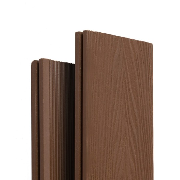 Террасная доска Ecodecking Экстра 3D полнотелая Шоколад купить в Нарткале