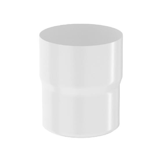 Водосток Aquasistem, система 150x100 - Соединитель трубы RR 20 Мраморно-белый купить в Нарткале