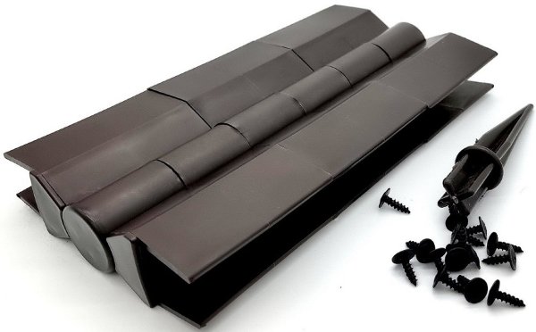 Угловой элемент поворотный, пластиковый от 60° до 300° для доски 225х30 мм из ДПК Чёрный Holzhof купить в Нарткале