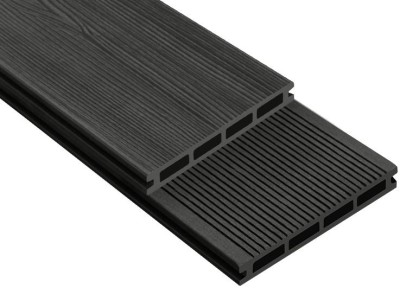 Террасная доска ДПК Outdoor 3D STORM/Вельвет черная