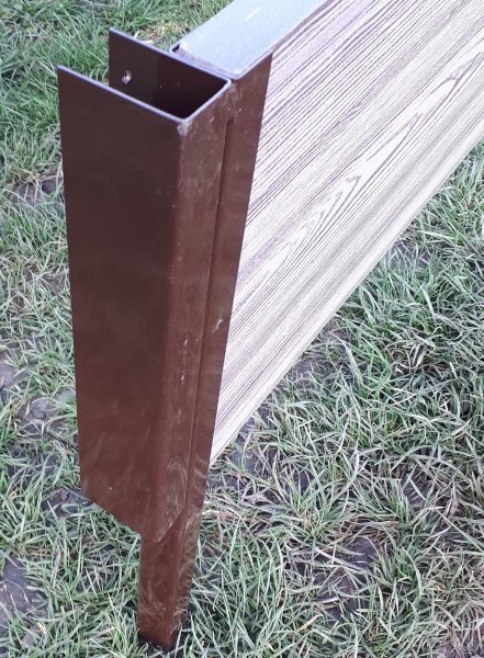 Угловой элемент металл, 90° для доски 300х30 мм Holzhof купить в Нарткале