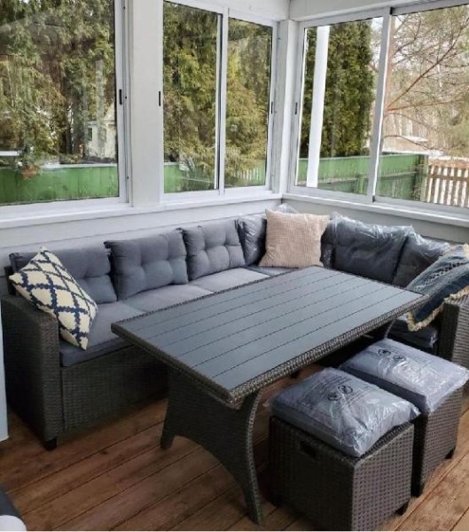 Комплект мебели AFINA плетеной из иск. ротанга AFM-307G-Grey купить в Нарткале