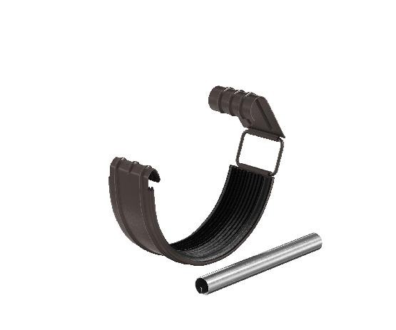 Водосток Aquasistem, система 150/100 - Соединитель желоба в комплекте RR 32 Тёмно-Коричневый купить в Нарткале